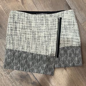Rachel Roy Mixed Media Mini Skirt, Size 6
